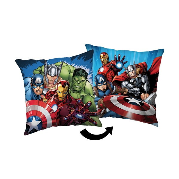 Fleecový detský vankúšik 40x40 cm Avengers "Heroes" – Jerry Fabrics