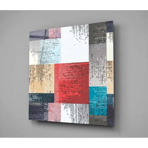 Sklenený obraz Insigne Patchwork, 40 x 40 cm-image-3