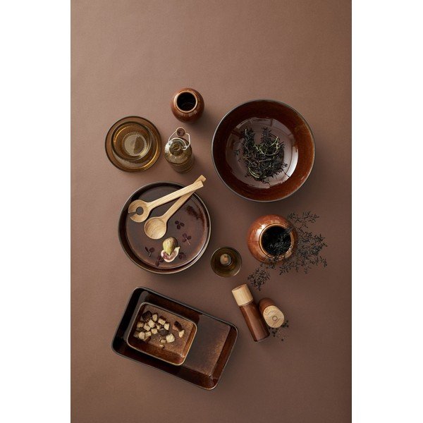 Jantárová keramická súprava mlynčekov na korenie a soľ 2 ks Gastro Amber – Bitz-image-1