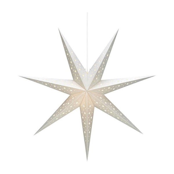 V striebornej farbe vianočná svetelná dekorácia ø 75 cm Solvalla – Markslöjd