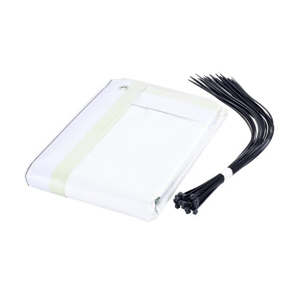 Žlto-zelená plastová balkónová zástena 500x85 cm Butterfly - Maximex-image-3