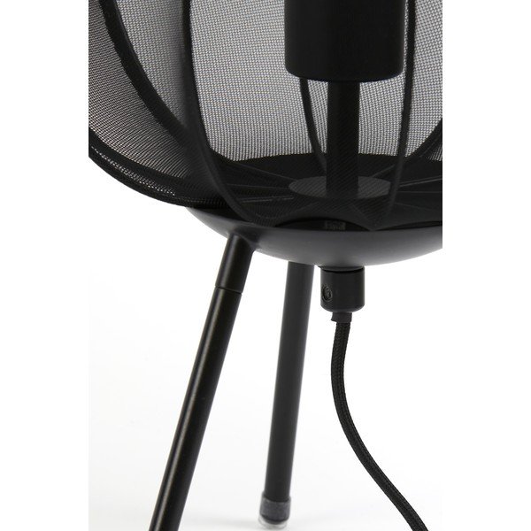 Čierna stolová lampa (výška 45 cm) Plumeria - Light & Living-image-3