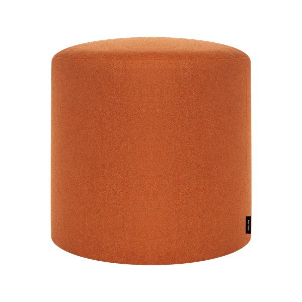 Vlnený taburet v terakotovej farbe Folk – noo.ma