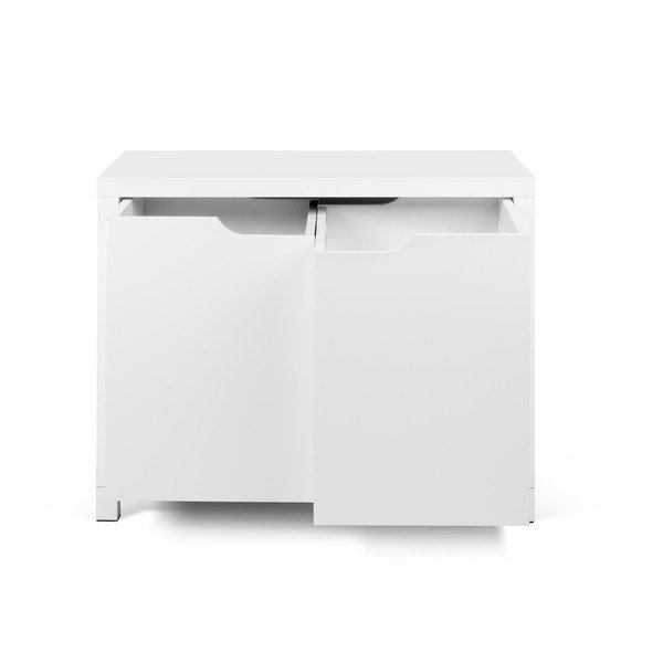 Biela komoda s 2 úložnými boxmi TemaHome Basic-image-3