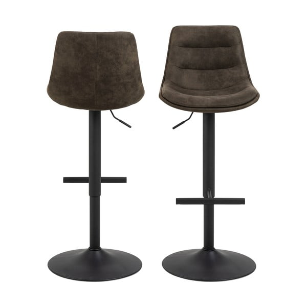 Tmavozelená barová stolička s nastaviteľnou výškou (výška sedadla 86 cm) Adisa – Actona-image-4