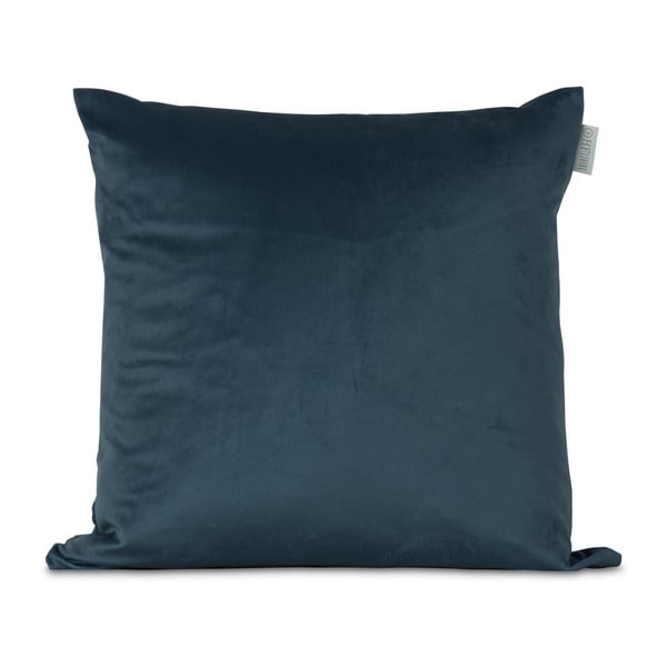 Modrá obliečka na vankúš HF Living Velvet, 45 × 45 cm