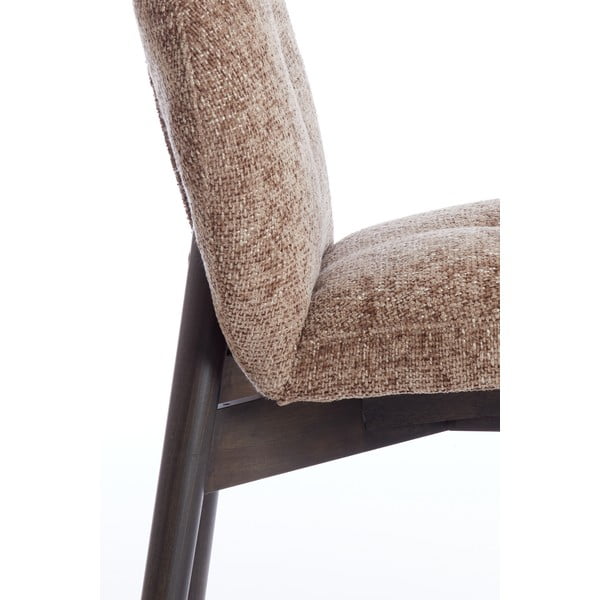 Hnedé čalúnené jedálenské kreslá v súprave 2 ks Sinosa – Light & Living-image-4