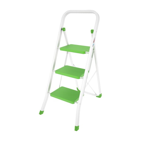 Zelený skladací rebrík Colombo New Scal Stabil