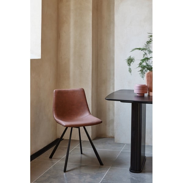 Koňakovohnedá jedálenská stolička Yukon – Unique Furniture-image-1