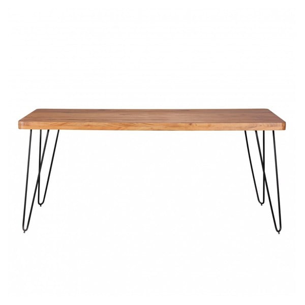 Jedálenský stôl z masívneho akáciového dreva Skyport BAGLI, 180 x 80 cm
