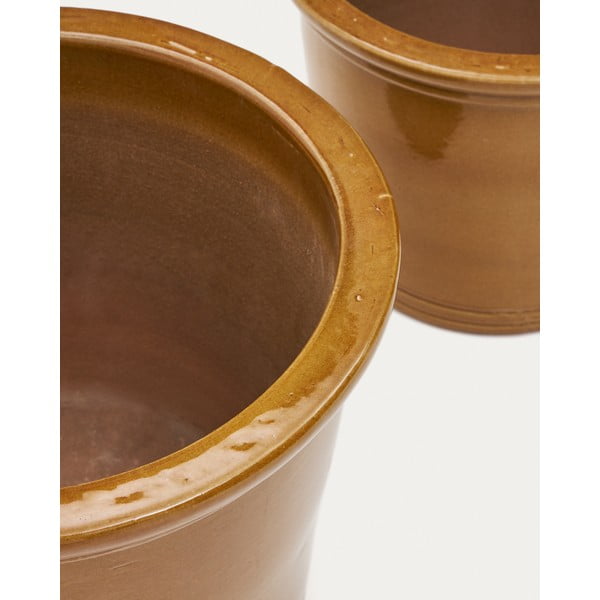 Kvetináče z terakoty v súprave 2 ks ø 47 cm Presili – Kave Home-image-4