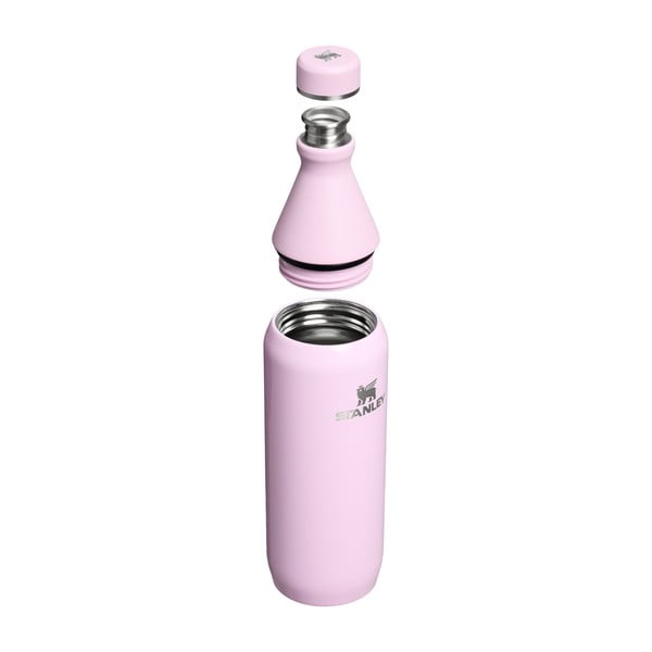 Ružová termofľaša z nehrdzavejúcej ocele 600 ml All Day Slim Bottle Cherry Blossom Gloss – Stanley-image-2