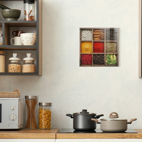 Sklenený obraz 30x30 cm Spices Box – Styler-image-3