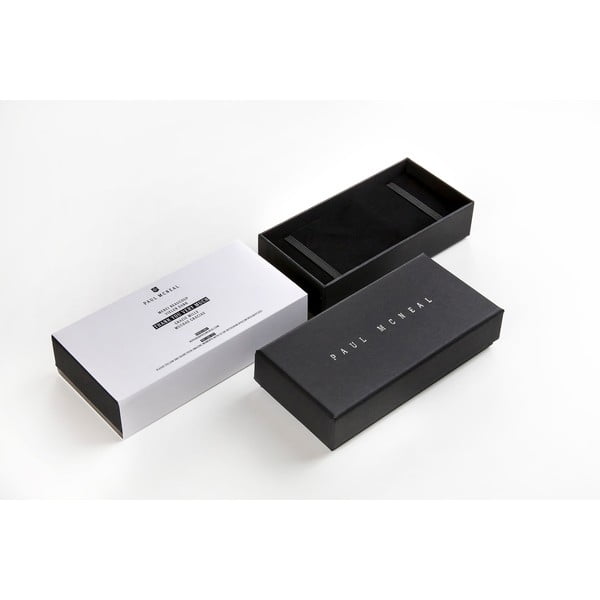 Pánske hodinky s remienkom z antikoro ocele v čiernej farbe Paul McNeal Cassio-image-4