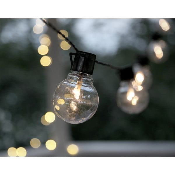 Čierna svetelná LED reťaz vhodná do exteriéru Star Trading Party, dĺžka 4,5 m-image-1