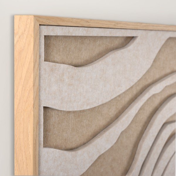 3D obraz s rámom/akustický 62x62 cm Sacred Silence 2 – Malerifabrikken-image-3