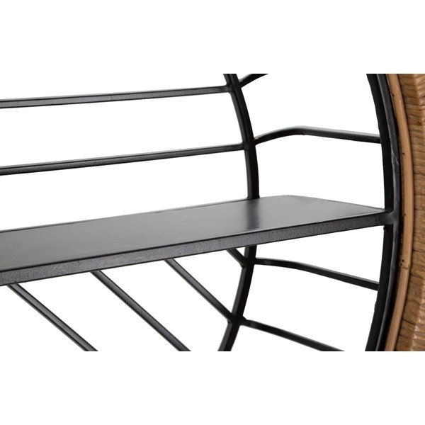 Čierna kovová polica Cebu - Mauro Ferretti-image-4