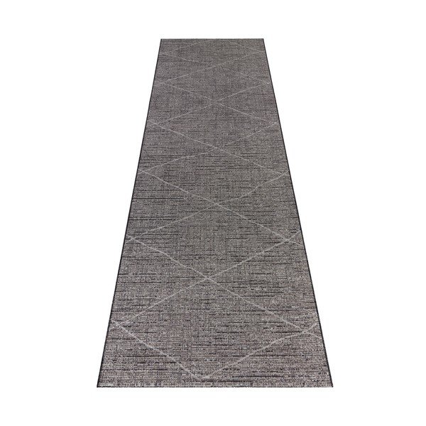 Antracitovosivý behúň Elle Decoration Curious Blois, 77 × 200 cm-image-2