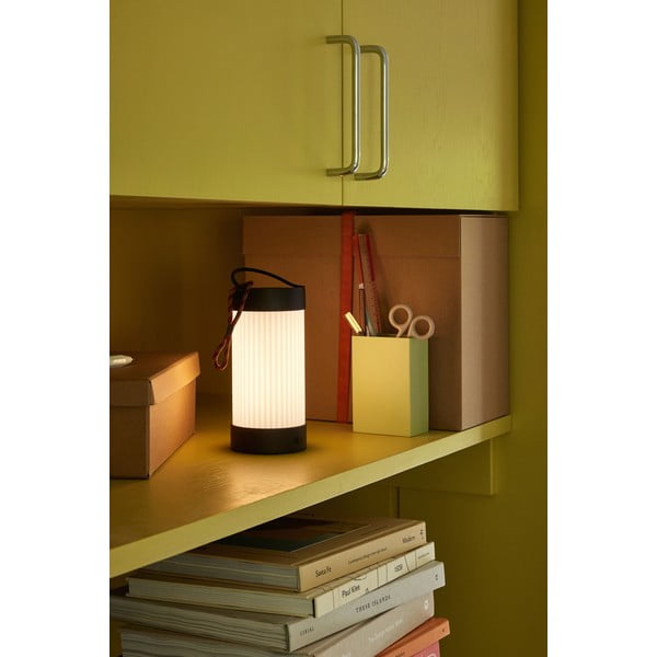 LED prenosné stmievateľné vonkajšie svietidlo na USB ø 9 cm Camp – Hübsch-image-4