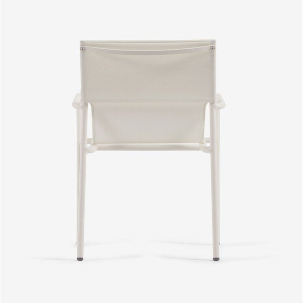 Biela hliníková záhradná stolička Kave Home Zaltana-image-4