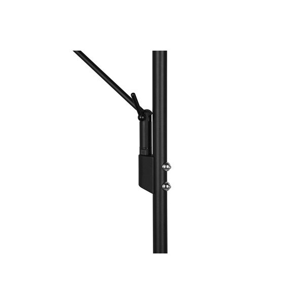 Matne čierna LED stojacia lampa so stmievačom (výška  180 cm) Brantford – Trio-image-3