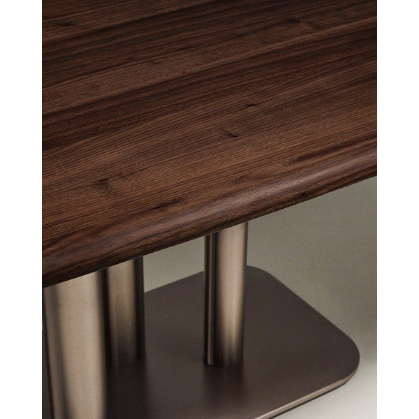 Jedálenský stôl v dekore orecha 100x180 cm Melvar – Kave Home-image-1