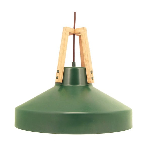 Zelené stropné svetlo Loft You Work, 44 cm