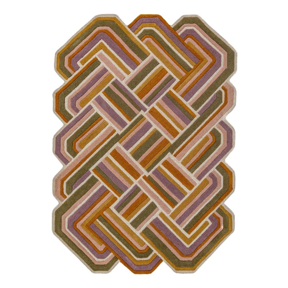E-shop Ručne tkaný vlnený koberec 140x200 cm Lattice Shaped – Flair Rugs