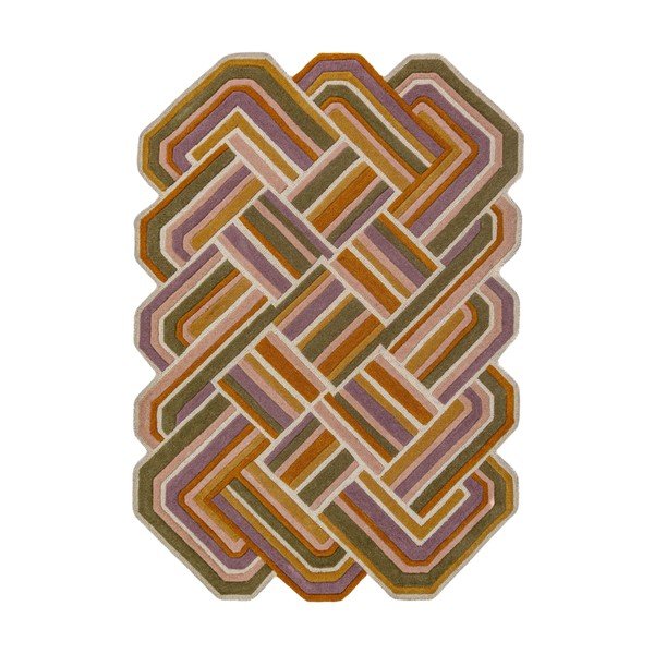 Ručne tkaný vlnený koberec 140x200 cm Lattice Shaped  – Flair Rugs