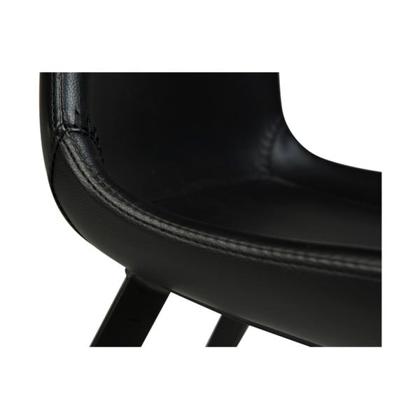 Čierna koženková barová stolička DAN-FORM Denmark Hype-image-3