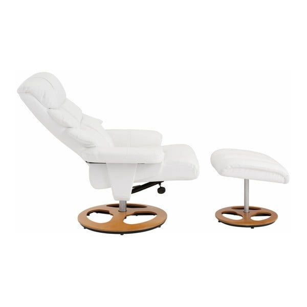 Set bieleho kresla s podnožkou Støraa Tony-image-2