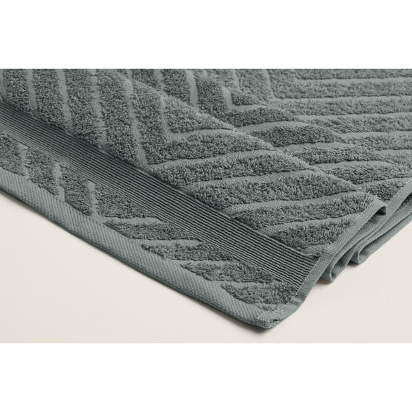 Žlto-sivé froté bavlnené uteráky v súprave 4 ks 50x90 cm – Foutastic-image-3