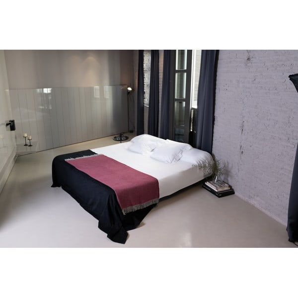 Vínovočervený pléd s podielom bavlny Euromant Jade, 140 x 180 cm-image-2