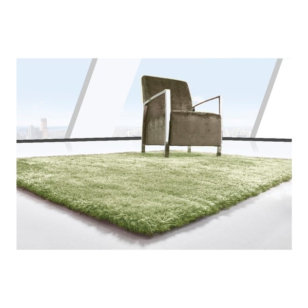 Svetlozelený koberec Universal Stela Green, 67 × 130 cm