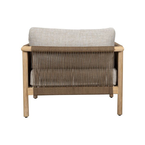 Sivobéžové polstrované záhradné kreslo Oasis – Dutchbone-image-3