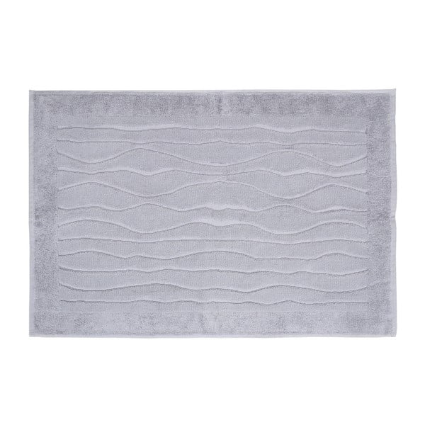 Svetlomodrý uterák z bavlny Wave, 50 × 80 cm