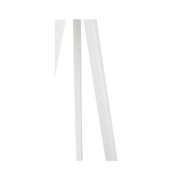Stojacia lampa s bielou konštrukciou a sivým tienidlom Kokoon Trivet-image-1