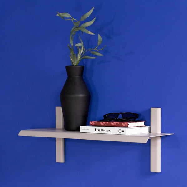 Taupe kovová polica 60 cm Hola – Spinder Design-image-1