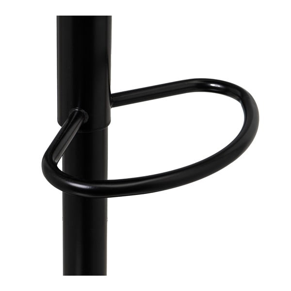 Čierne barové stoličky s nastaviteľnou výškou z imitácie kože v súprave 2 ks (výška sedadla 56,5 cm) – Casa Selección-image-2