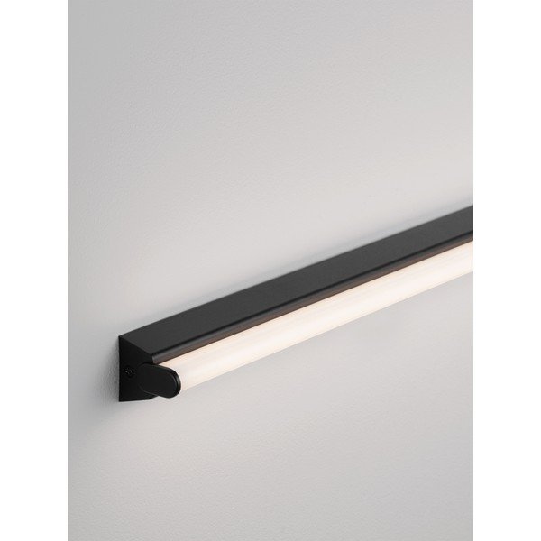 Matne čierne hliníkové LED nástenné svietidlo Endo – Nova Luce-image-4