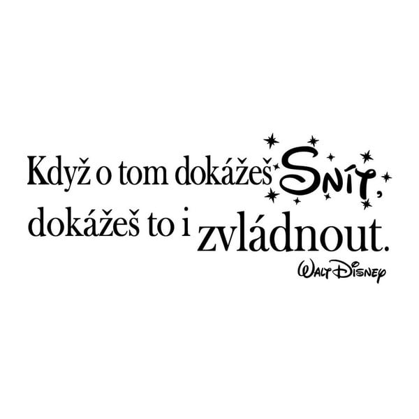 Samolepka na stenu s citátom Ambiance Keď o tom dokážeš snívať-image-2