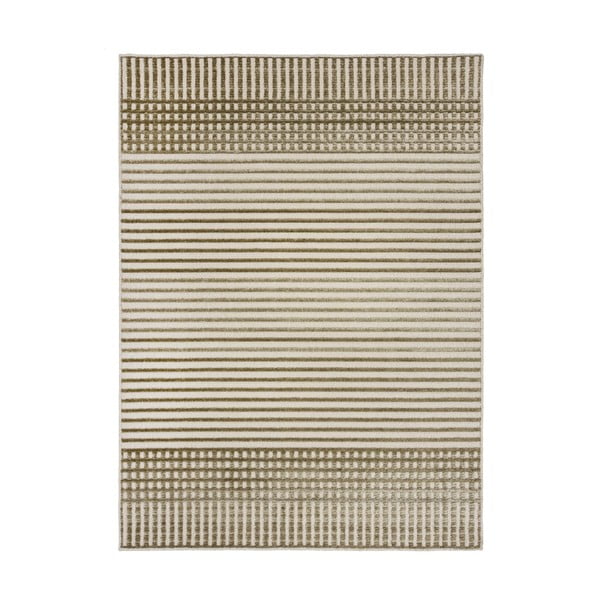 Zelený umývateľný koberec zo ženilky 200x320 cm Elton – Flair Rugs