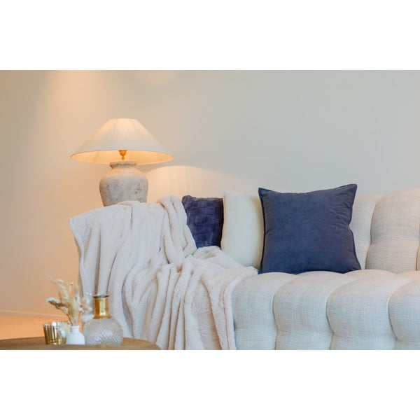 Bielobéžová deka z umelej kožušiny 150x200 cm Ruby – Tiseco Home Studio-image-4