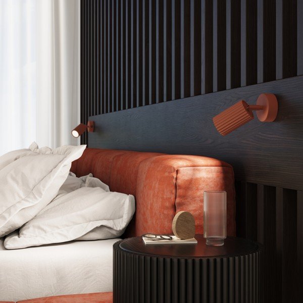 Bodové svietidlo v tehlovej farbe 8x16 cm Gleam – Sollux-image-3