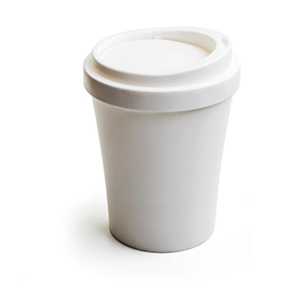 Biely odpadkový kôš Qualy&CO Coffee Bin