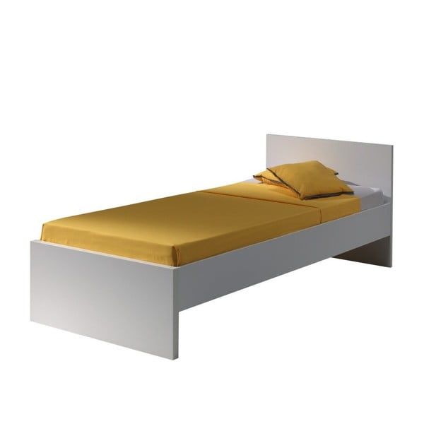Biely rám postele Vipack Milan, 200 × 90 cm