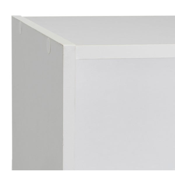 Biela knižnica 30x106x24 cm Cube – Casa Selección-image-4