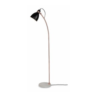 Čierno-sivá stojacia lampa s betónovým tienidlom (výška 145 cm) Denver – it&#39;s about RoMi