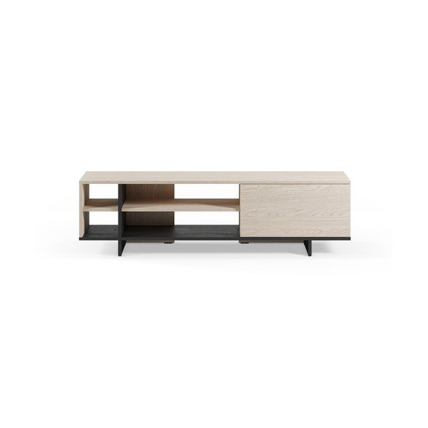 Čierny TV stolík 160x44x36 cm Cequoia – Marckeric