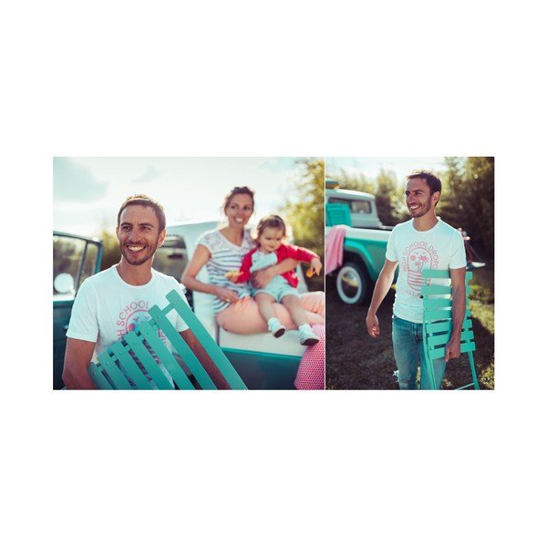 Sada 2 svetlobéžových skladacích záhradných stoličiek Fermob Bistro-image-3